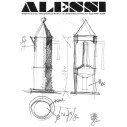 Alessi 90002/6 La Conica Caffettiera espresso 6 tazze dettaglio