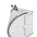 Alessi 90017 Il Conico Bollitore in acciaio Inox dettaglio