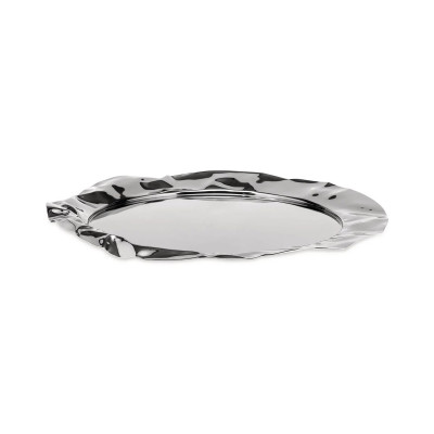Alessi 90039 Foix Vassoio rotondo in acciaio Inox