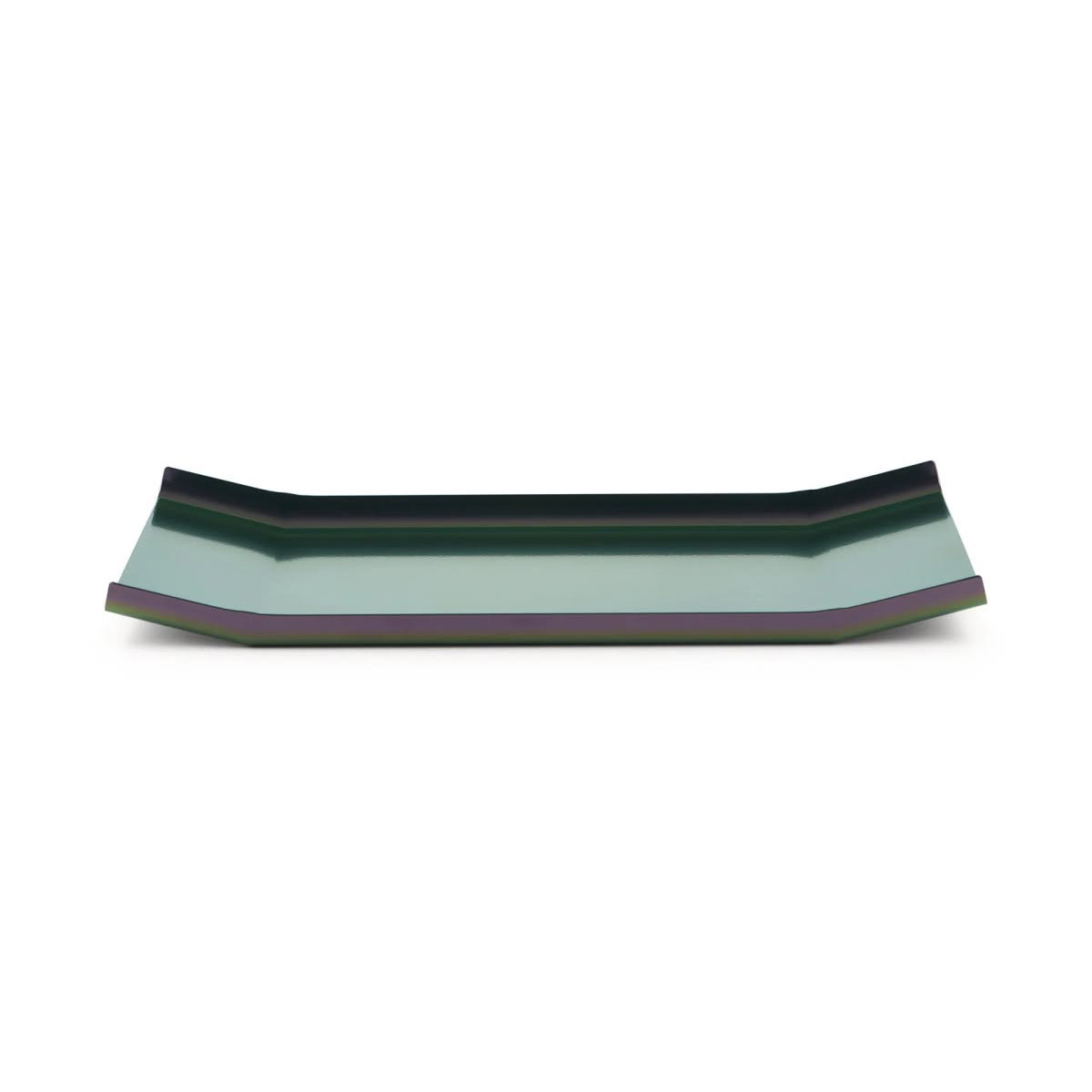 Alessi 90068 GRP Arran Vassoio rettangolare in acciaio colorato Greenpurple