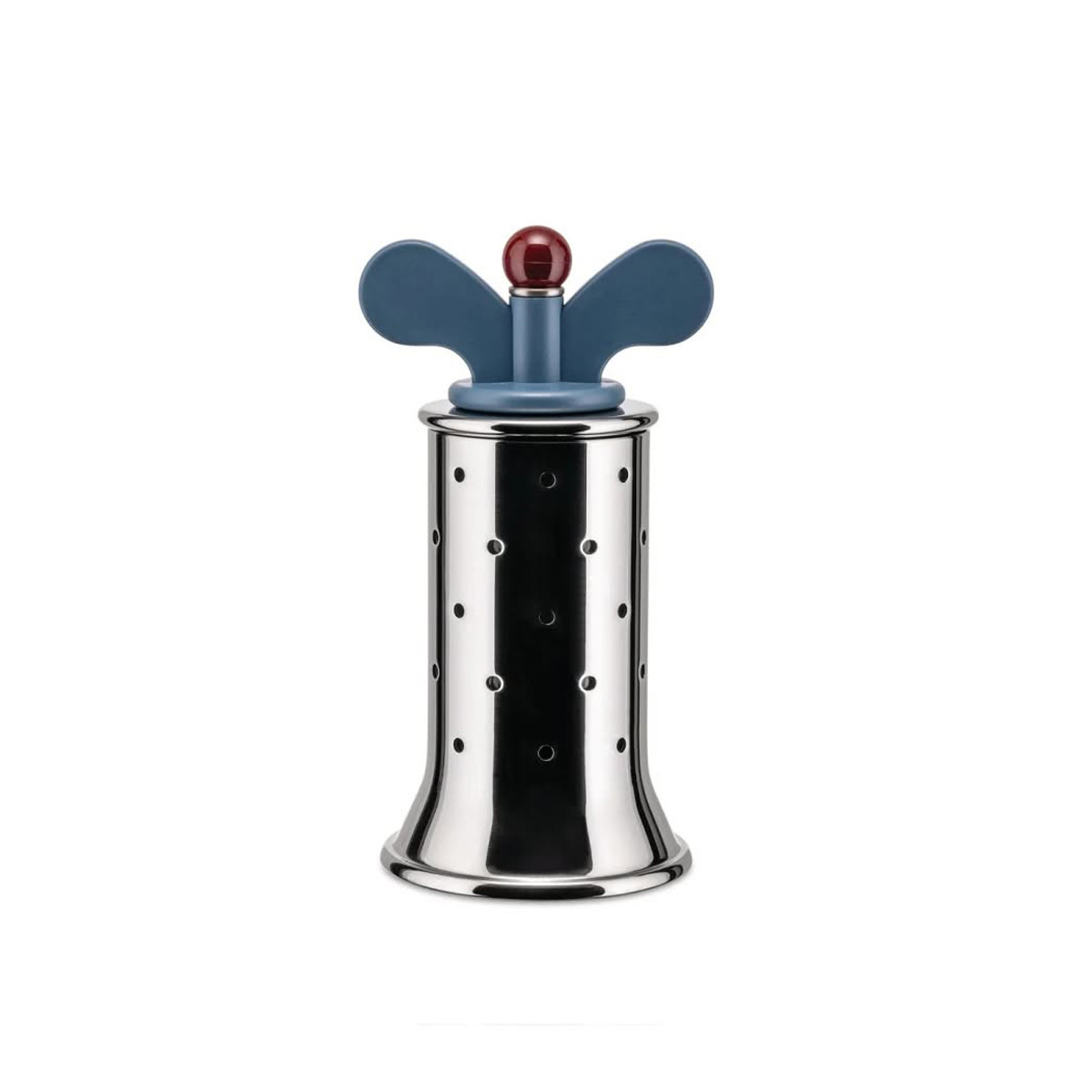 Alessi 9098 Macinapepe in acciaio Inox-Azzurro