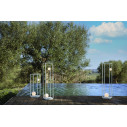 Abachina Lampada da terra outdoor Karman ambientazione