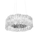 Accordeon Suspension lampada a sospensione Silver Slamp vista