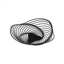 ALESSI ACO03 B Trinity Fruttiera in acciaio colorato Nero vista