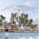 Acquamarina Classic ombrellone a palo centrale Il Parco ambientazione