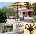 Acquamarina Classic ombrellone a palo centrale Il Parco dettaglio