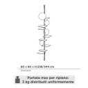 Adelaide Lamp lampada terra-soffitto Mogg dimensioni