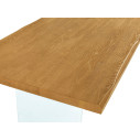 Tavolo Glass 180x90 HUB Mobili prolunga estraibile