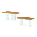 Tavolo Glass 180x90 HUB Mobili 