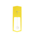 Aika Orologio da muro Covo giallo zolfo