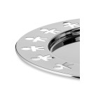 Alessi AKKGT Vassoio rotondo in acciaio Inox dettaglio