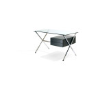 Knoll Albini Mini Desk Scrivania rovere tinto nero vista