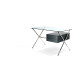 Knoll Albini Mini Desk Scrivania rovere tinto nero vista