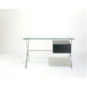 Knoll Albini Mini Desk Scrivania rovere tinto nero vista