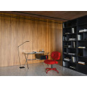 Knoll Albini Mini Desk Scrivania rovere tinto nero ambientazione