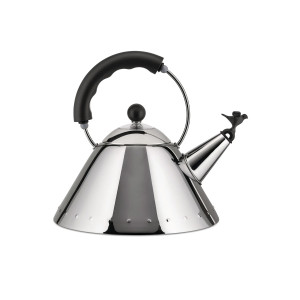 Alessi 9093 B Bollitore in acciaio Inox-Nero
