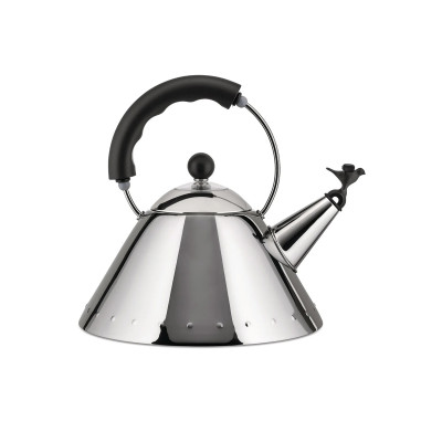 Alessi 9093 B Bollitore in acciaio Inox-Nero