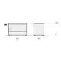 Ali 05 Credenza Fantin dimensioni
