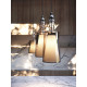 Alibaglass SE316AFINT lampada a sospensione pirex bronzo Karman ambientazione