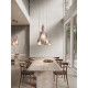 Alibaglass SE316AFINT lampada a sospensione pirex bronzo Karman ambientazione