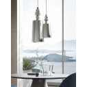 Alibaglass SE316ACINT lampada a sospensione pirex cromato Karman ambientazione