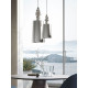 Alibaglass SE316ACINT lampada a sospensione pirex cromato Karman ambientazione