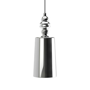 Alibaglass SE316ACINT lampada a sospensione pirex cromato