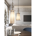 Alibaglass SE316ATINT lampada a sospensione pirex trasparente Karman ambientazione