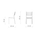 Alice Sedia CH1555 Vermobil dimensioni