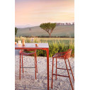 Allsize Tavolo alto rettangolare in alluminio verniciato 59R138A Fast ambientazione