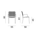 Allu 24 I Poltroncina Gervasoni dimensioni