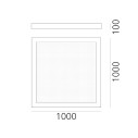 Artemide Altrove lampada da parete-soffitto dimensioni