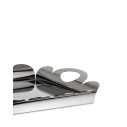 Alessi AM02 Recinto Vassoio rettangolare in acciaio Inox dettaglio