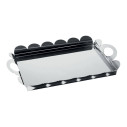 Alessi AM14 Recinto Vassoio rettangolare in acciaio Inox vista