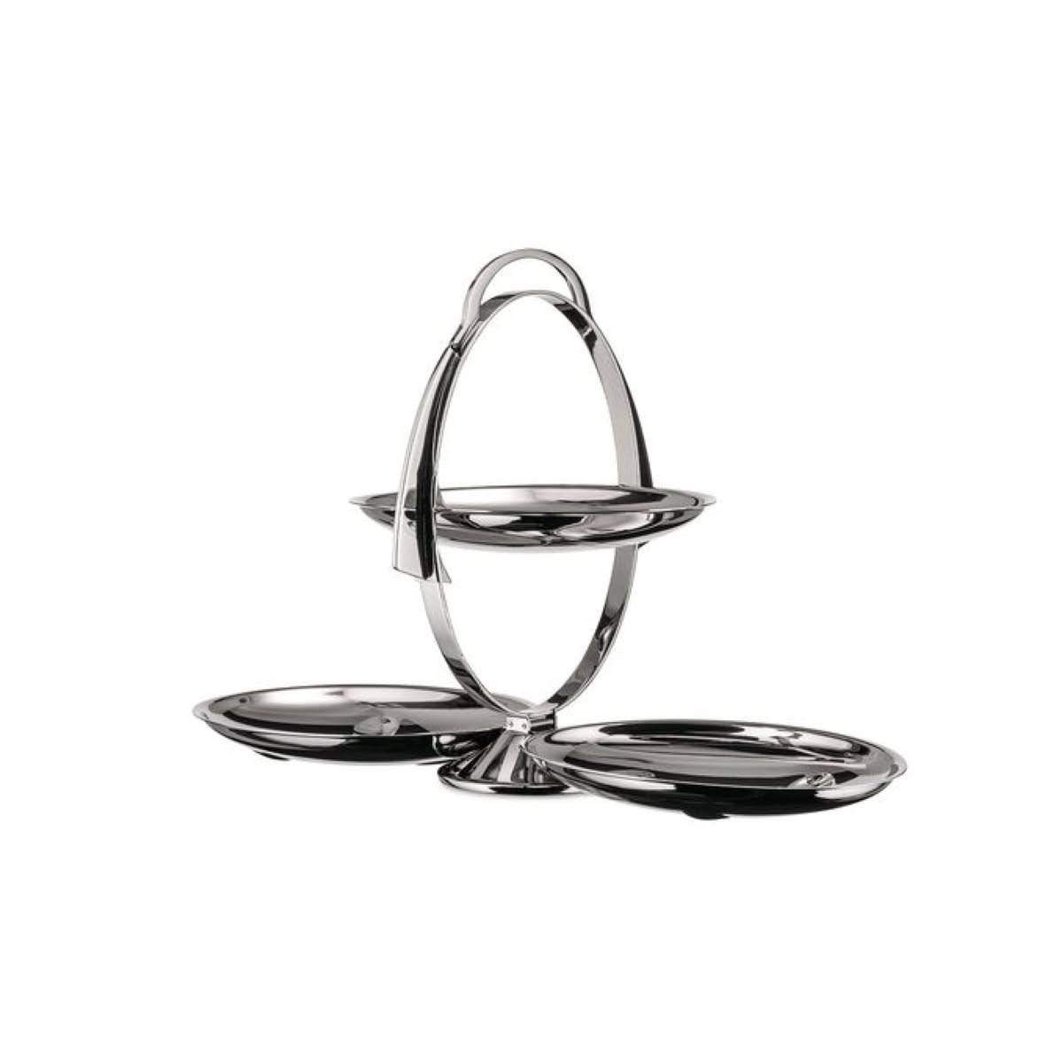 Alessi AM37 Anna Gong Alzata pieghevole in acciaio Inox