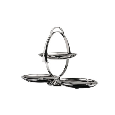 Alessi AM37 Anna Gong Alzata pieghevole in acciaio Inox