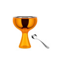 Alessi AMMI01S O Big love Big love Set Coppa gelato Arancio con cucchiaino vista