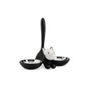 Alessi AMMI09 B Tigrito Ciotola per gatti Nero vista