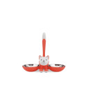 Alessi AMMI09 RO Tigrito Ciotola per gatti Rosso-Arancio vista