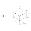 Ang H 64 Contenitore pensile Minottiitalia specifiche