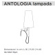 Antologia Composizione 4 Libreria Mogg accessorio lampada