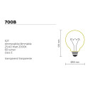 Applique Ti Vedo AP105 1B INT lampadine su richiesta