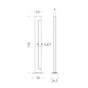 Ara lampada da terra Nemo Lighting dimensioni
