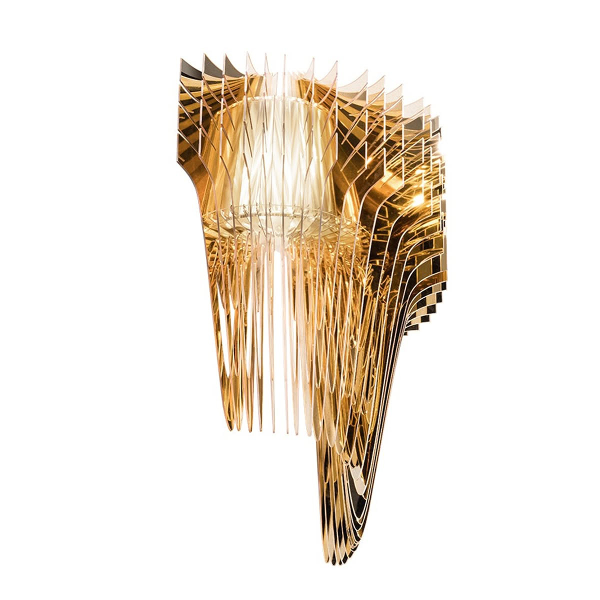 Aria Applique lampada da parete Gold