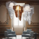 Aria Suspension S lampada a sospensione Gold Slamp ambientazione