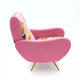 Armchair Pink Lipsticks Seletti vista