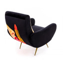 Poltrona Tongue Black Seletti vista