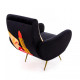 Poltrona Tongue Black Seletti vista