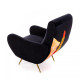 Armchair Tongue Black Seletti vista