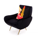 Poltrona Tongue Black Seletti vista
